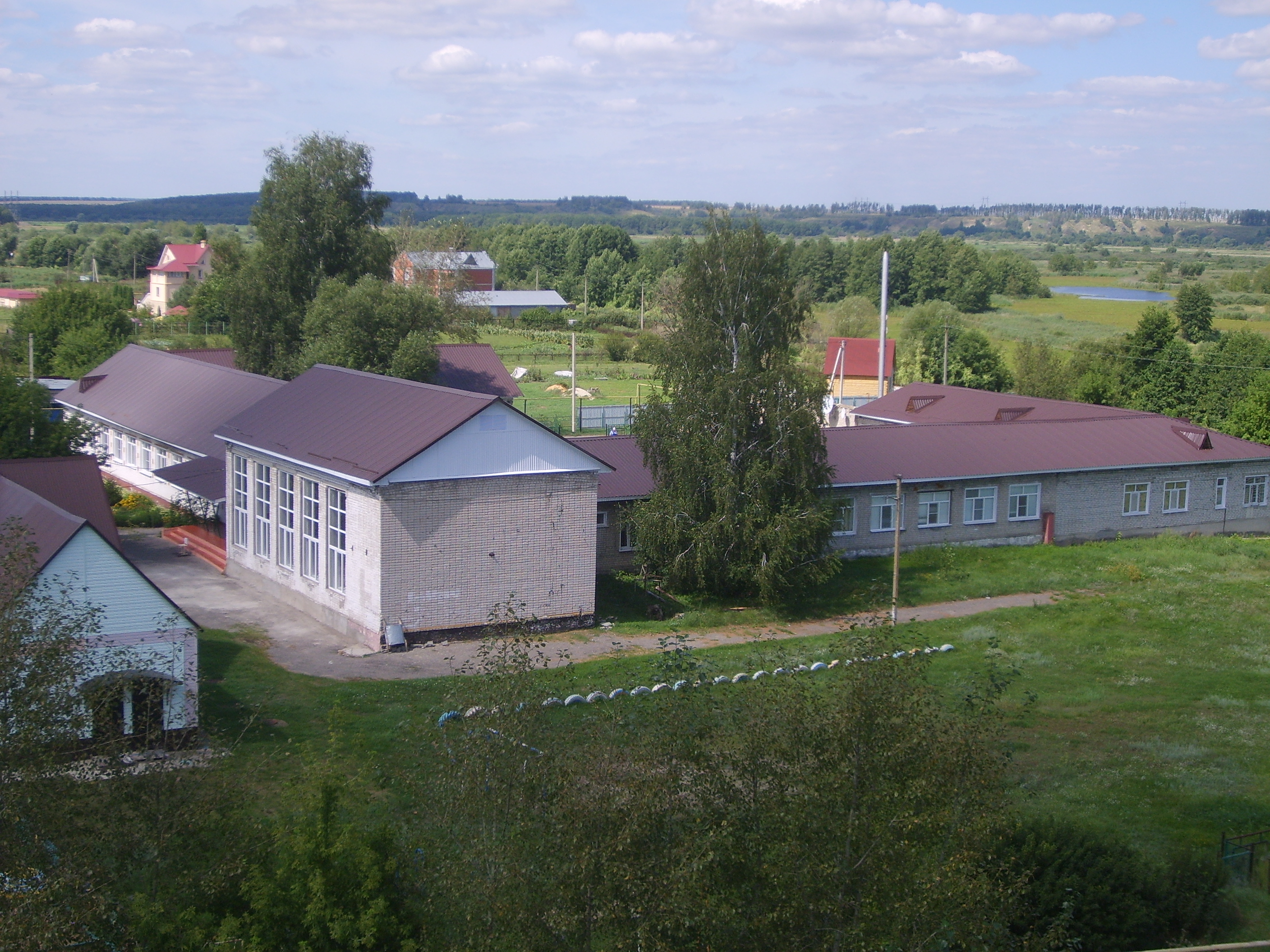 Школа с высоты.